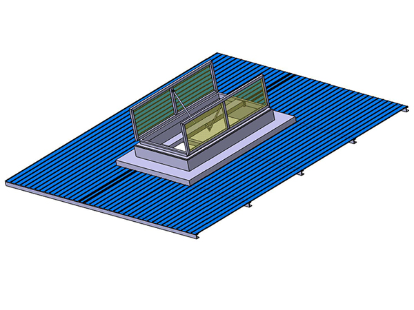 NST-one word electric light smoke skylights