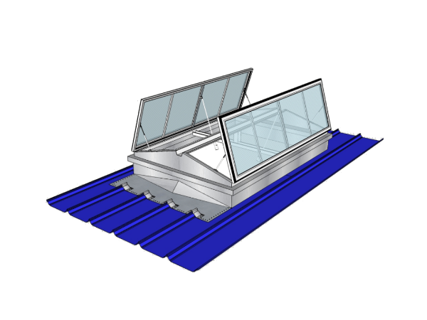 NST-三角型电动采光排烟天窗